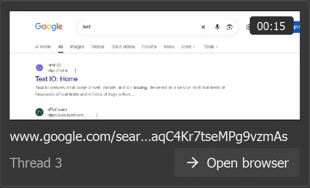 Actual parallel browser session 2