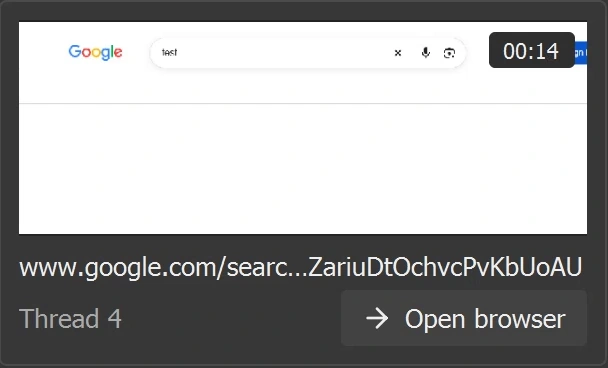 Actual parallel browser session 3